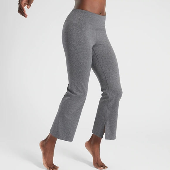 athleta barre kick flare